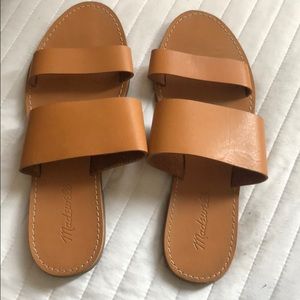 Madewell Boardwalk Double Strap slide sandal